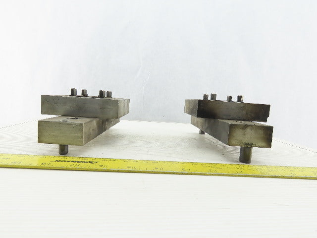 EDM Tooling 4"x4"x1" Aluminum Adapter Plate Lot of 2
