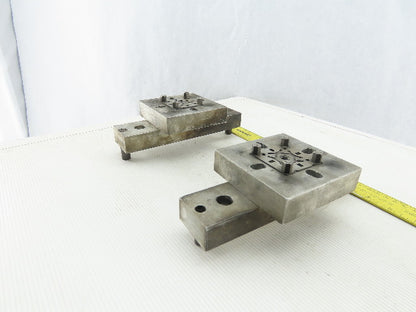 EDM Tooling 4"x4"x1" Aluminum Adapter Plate Lot of 2