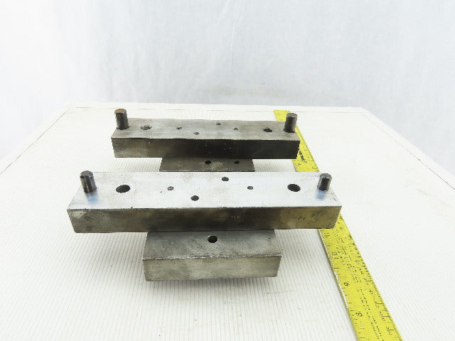 EDM Tooling 4"x4"x1" Aluminum Adapter Plate Lot of 2