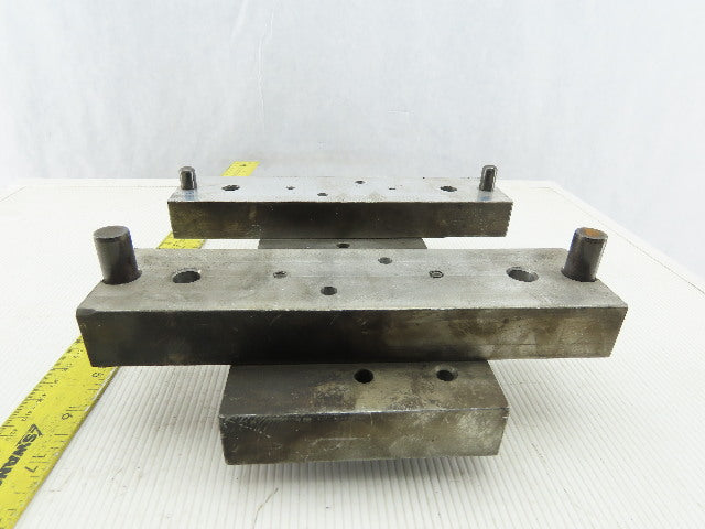 EDM Tooling 4"x4"x1" Aluminum Adapter Plate Lot of 2