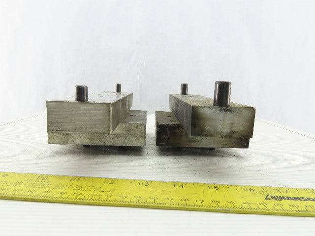 EDM Tooling 4"x4"x1" Aluminum Adapter Plate Lot of 2