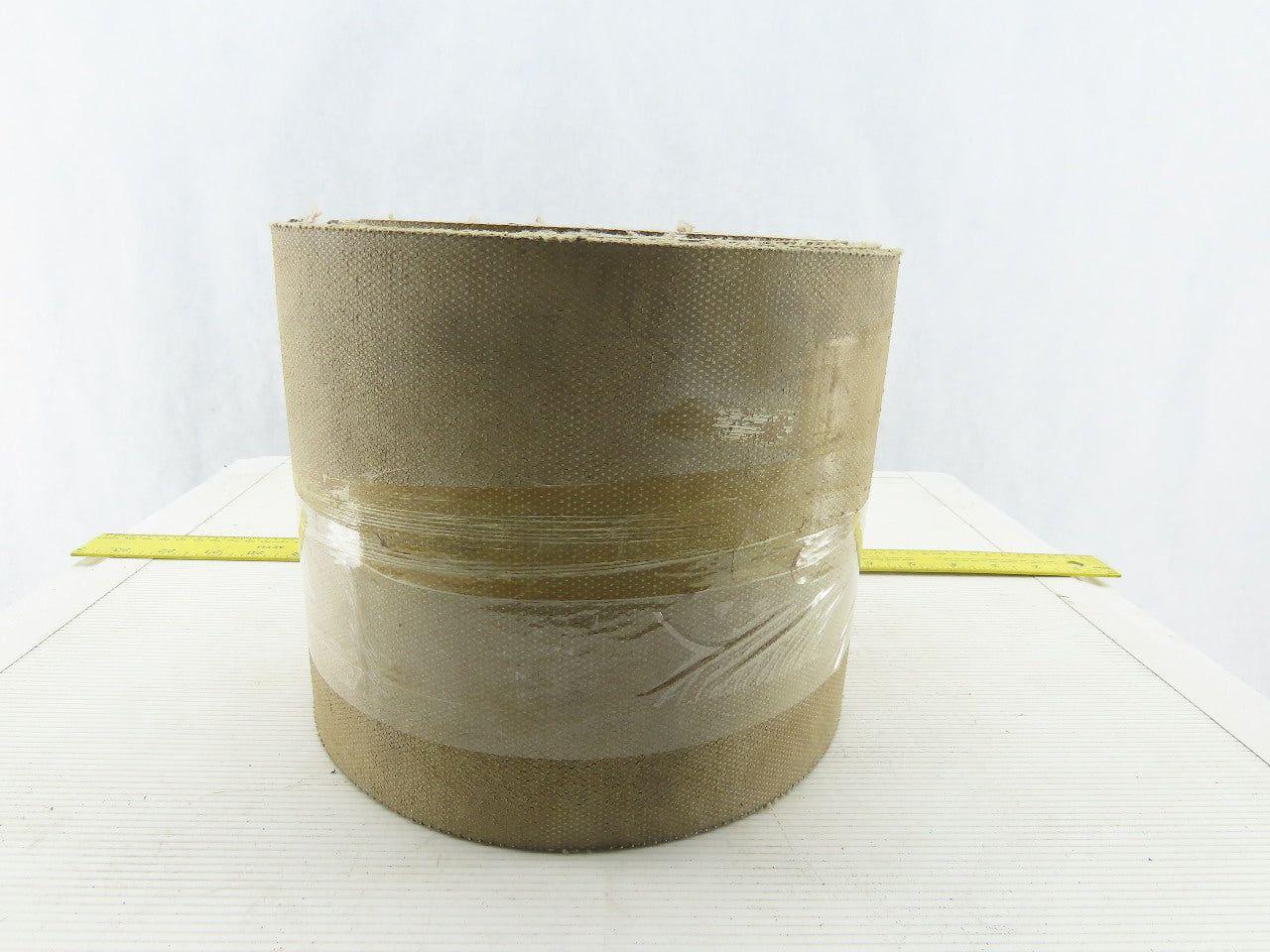 7-1/4" Woven Back 3 Ply Rubber Core Tread Incline Decline Conveyor Belt 13'