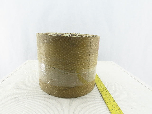 7-1/4" Woven Back 3 Ply Rubber Core Tread Incline Decline Conveyor Belt 13'