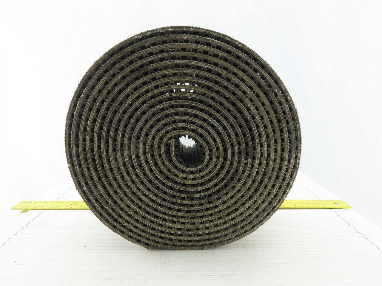 4" 3 Ply Woven Back Incline Decline Conveyor Belt Longitudinal Tread 23'