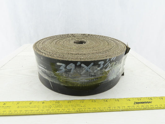 3-1/2" Interwoven Back Smooth Top Conveyor Belt 11/64"T Conveyor Belt 39'