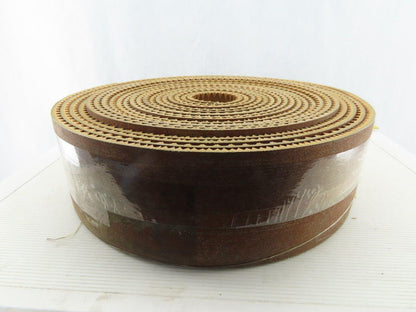 4" Woven Back 3 Ply Diamond Cleat Incline Decline 9/32"T Conveyor Belt 41'