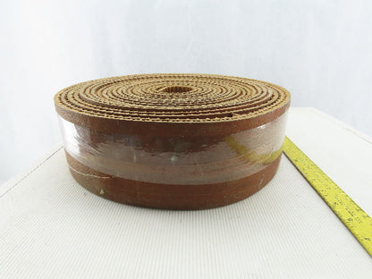 4" Woven Back 3 Ply Diamond Cleat Incline Decline 9/32"T Conveyor Belt 41'