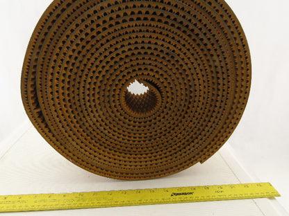 4" Woven Back 3 Ply Diamond Cleat Incline Decline 9/32"T Conveyor Belt 41'