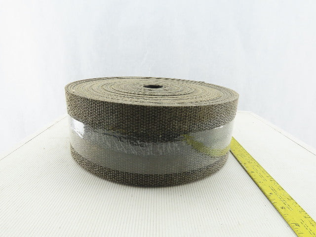 4-3/8" Interwoven Back Smooth Top Conveyor Belt 5/32" T 62'