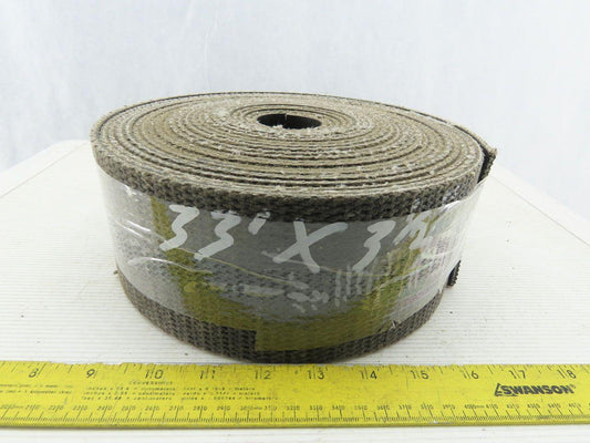 3-1/2" Interwoven Back Smooth Top Conveyor Belt 5/32" T 33'