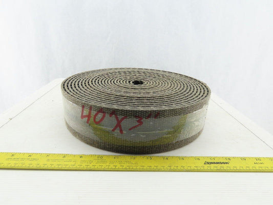3" Interwoven Back Crescent Cleat Conveyor Belt 9/32" T 40'