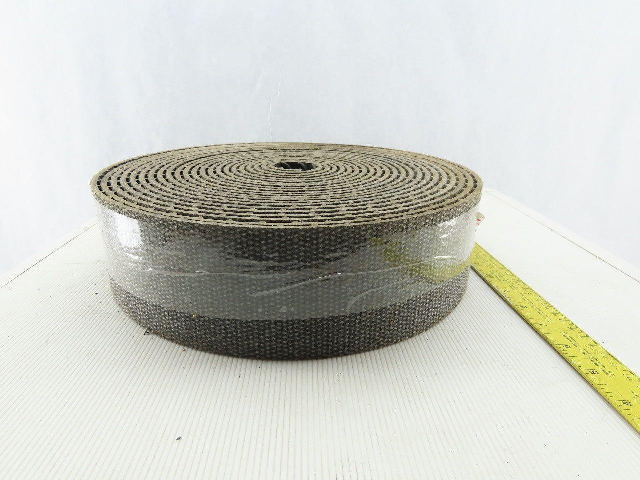 3-3/8" Interwoven Back Crescent Cleat Conveyor Belt 9/32" T 42'
