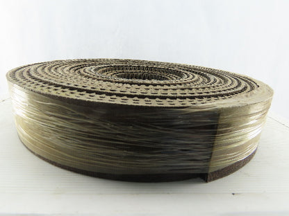 2-1/2" Woven Back 3 Ply Diamond Cleat Incline Decline 9/32"T Conveyor Belt 45'