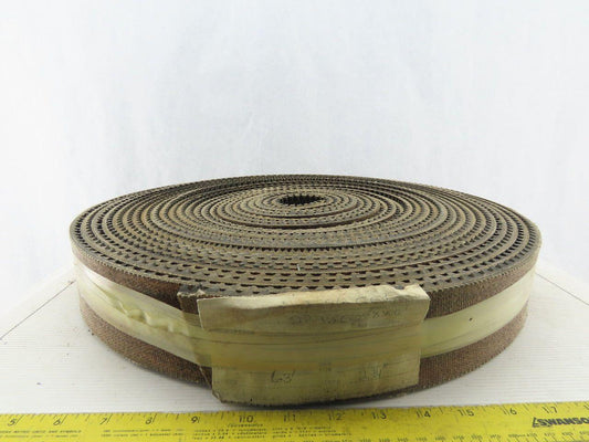 2-3/4" Woven Back 2 Ply Diamond Cleat Incline Decline 3/8"T Conveyor Belt 63'