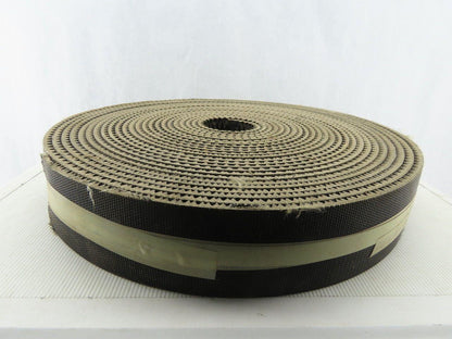 2-3/4" Woven Back 2 Ply Diamond Cleat Incline Decline 3/8"T Conveyor Belt 66'