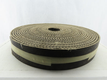 2-3/4" Woven Back 2 Ply Diamond Cleat Incline Decline 3/8"T Conveyor Belt 66'