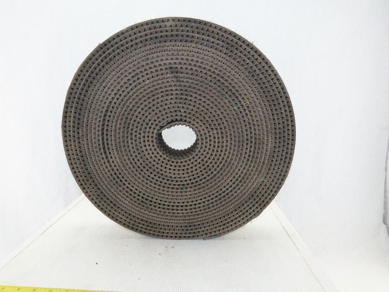 2-3/4" Woven Back 2 Ply Diamond Cleat Incline Decline 3/8"T Conveyor Belt 66'