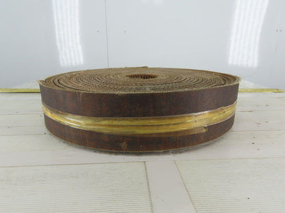 4" 3 Ply Woven Back Diamond Cleat Incline Decline Conveyor Belt 55'