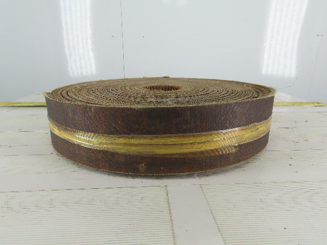 4" 3 Ply Woven Back Diamond Cleat Incline Decline Conveyor Belt 55'