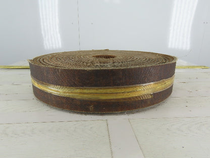 4" 3 Ply Woven Back Diamond Cleat Incline Decline Conveyor Belt 55'