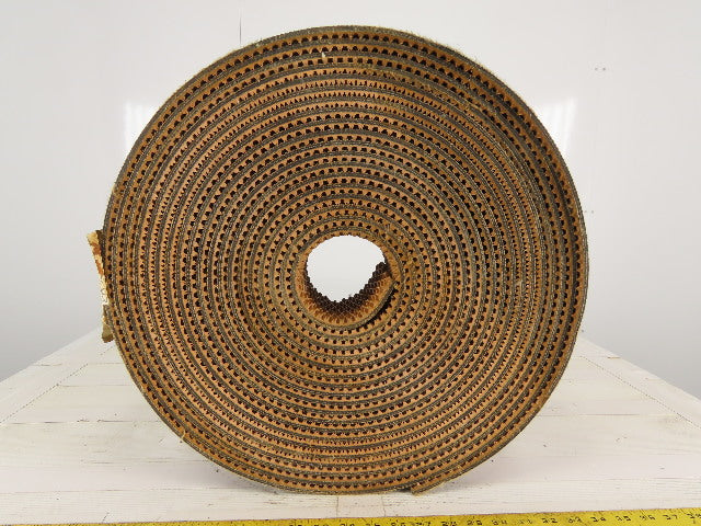 4" 3 Ply Woven Back Diamond Cleat Incline Decline Conveyor Belt 55'