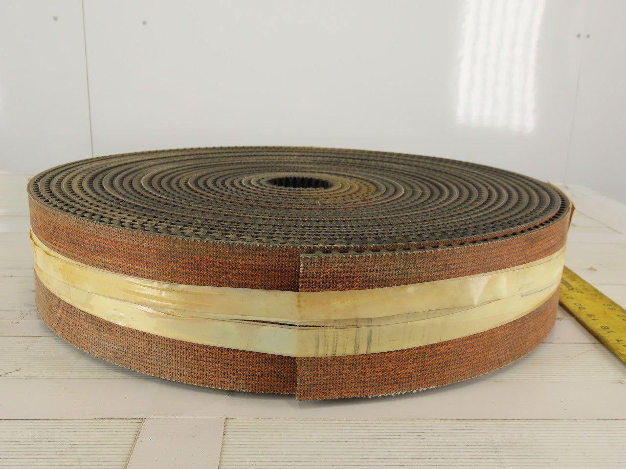 3-3/4" Woven Back 2 Ply Textured Rough Top Incline Conveyor Belt 71'