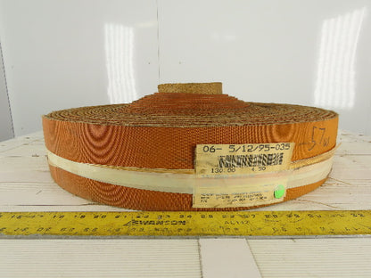 4-1/2" 2 Ply Woven Back Diamond Cleat Incline Decline Conveyor Belt 130'