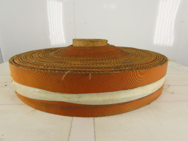 4-1/2" 2 Ply Woven Back Diamond Cleat Incline Decline Conveyor Belt 130'