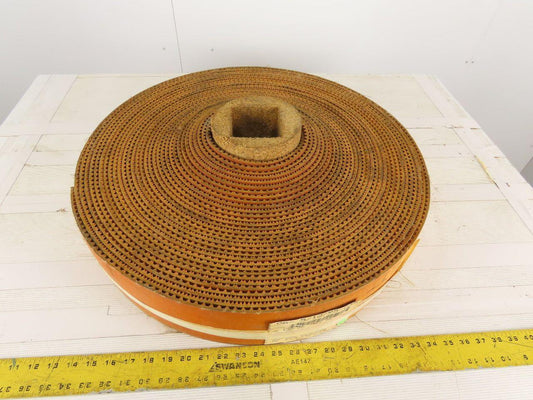 4-1/2" 2 Ply Woven Back Diamond Cleat Incline Decline Conveyor Belt 130'