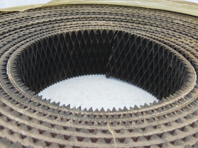 3" 2 Ply Wedgegrip Diamond Cleat Incline Decline Conveyor Belt 64'