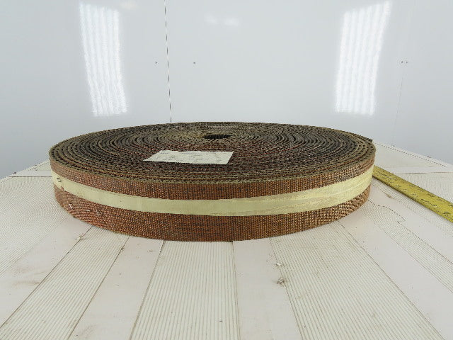 3" 2 Ply Woven Back Diamond Cleat Incline Decline Conveyor Belt 154'