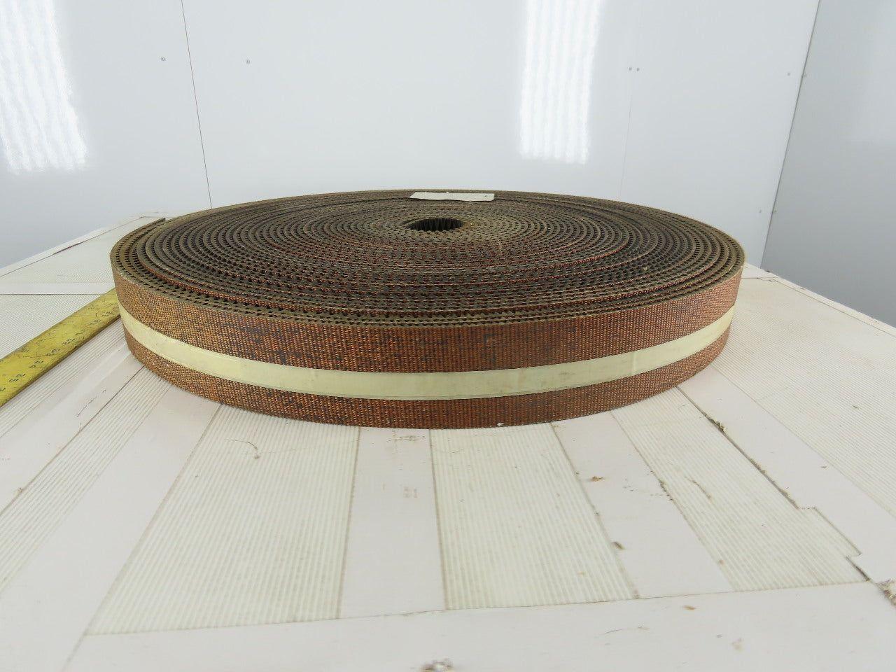 3" 2 Ply Woven Back Diamond Cleat Incline Decline Conveyor Belt 154'