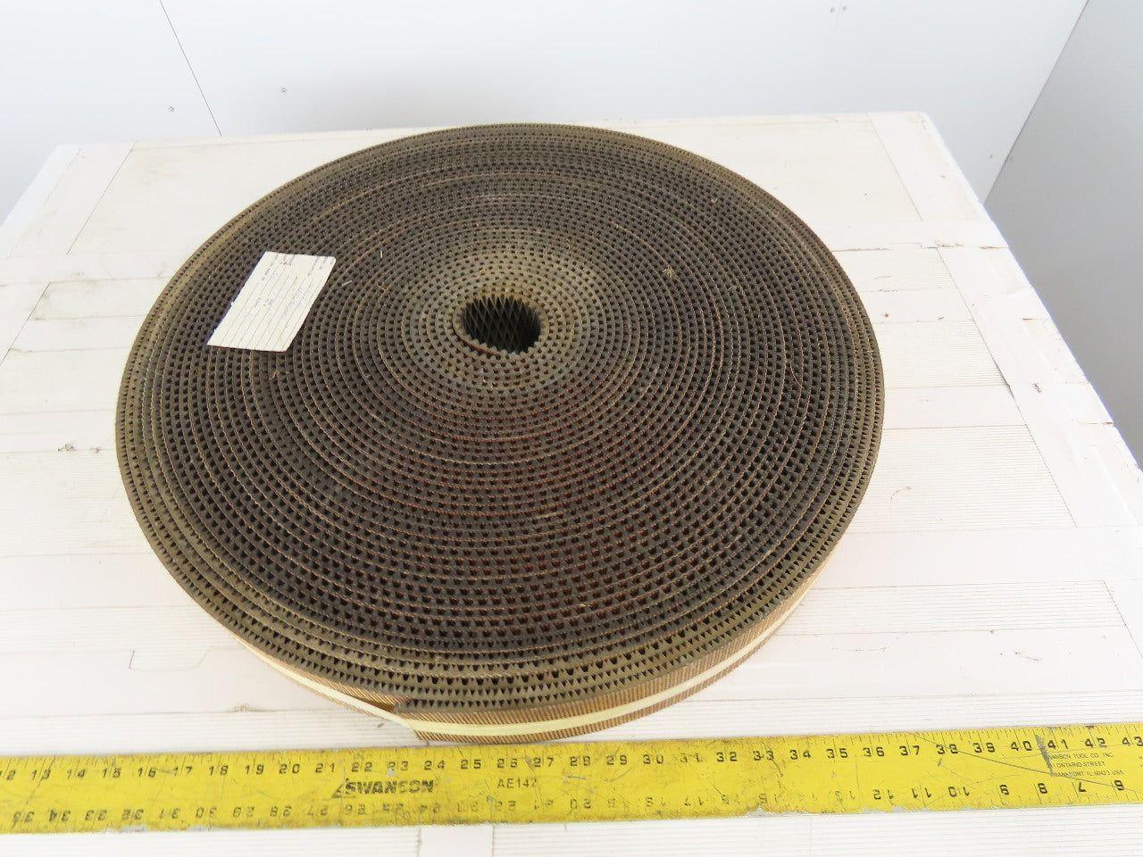 3" 2 Ply Woven Back Diamond Cleat Incline Decline Conveyor Belt 154'