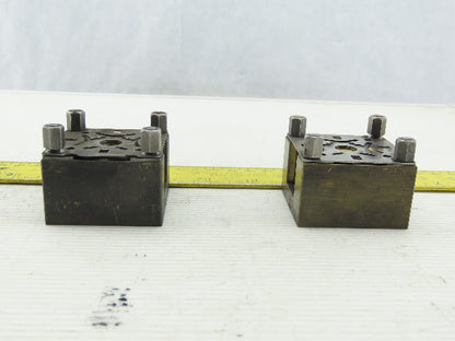 Erowa ER-009219 Brass Electrode Holder Adapter Lot of 2