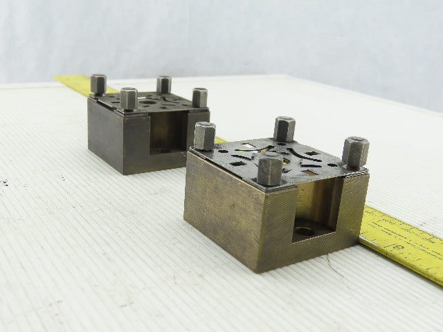 Erowa ER-009219 Brass Electrode Holder Adapter Lot of 2