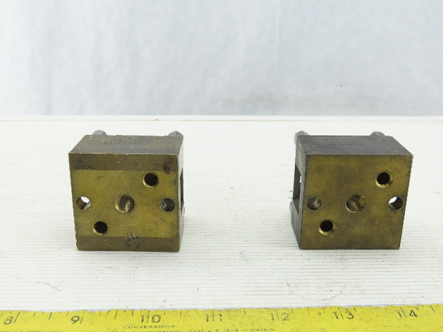 Erowa ER-009219 Brass Electrode Holder Adapter Lot of 2