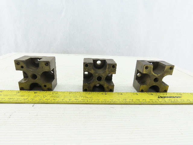 Erowa ER-009219 Brass Electrode Holder Modified Adapter Lot of 3
