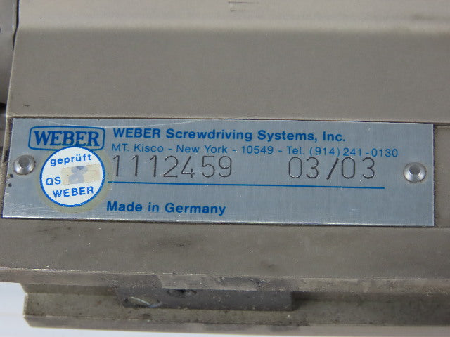 Weber 1112459 Screw Driving System