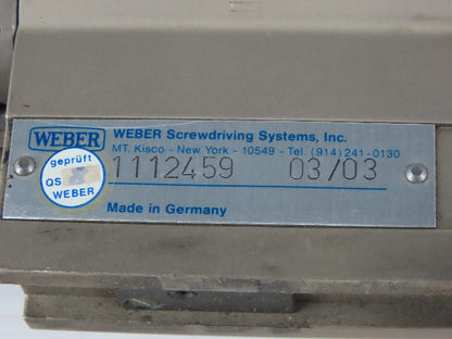Weber 1112459 Screw Driving System