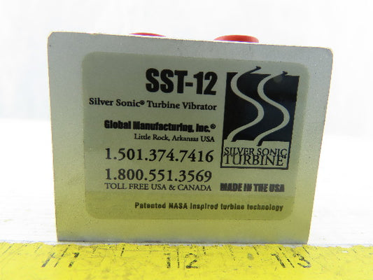 Global Manufacturing SST-12 Pneumatic Silver Sonic Turbine Vibrator