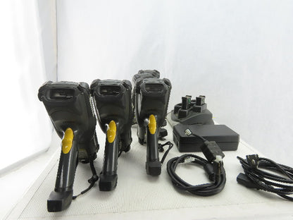 Symbol Motorola MC9090-GJ0HJEFAGWR Barcode Scanner Batteries & Charger Lot of 5