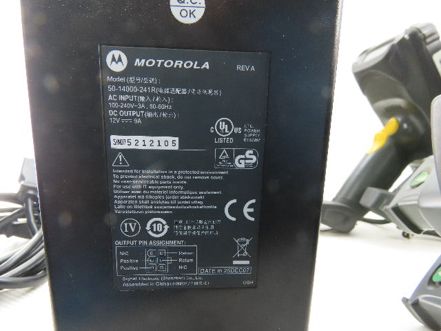 Symbol Motorola MC9090-GJ0HJEFAGWR Barcode Scanner Batteries & Charger Lot of 5