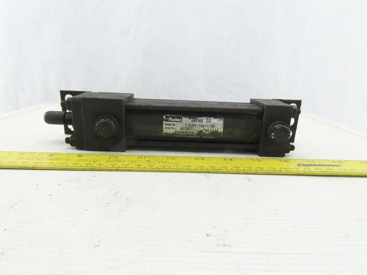Parker 01.50CCB-2AU14AC Ser. 2A Pneumatic Air Cylinder 1-1/2" Bore 4" Stroke