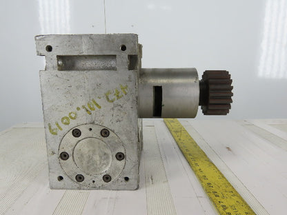 GUEL Worm Gear Reducer 8:1 Ratio Right Angle