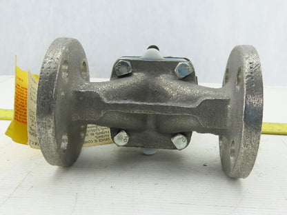 ITT Grinnell 3/4" Flanged Stainless Steel Diaphragm Valve