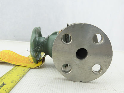 ITT Grinnell 3/4" Flanged Stainless Steel Diaphragm Valve