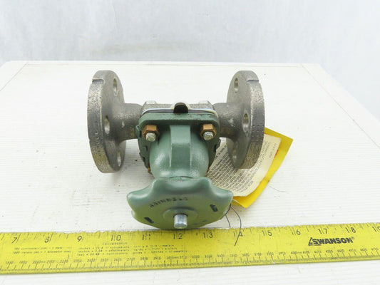 ITT Grinnell 3/4" Flanged Stainless Steel Diaphragm Valve