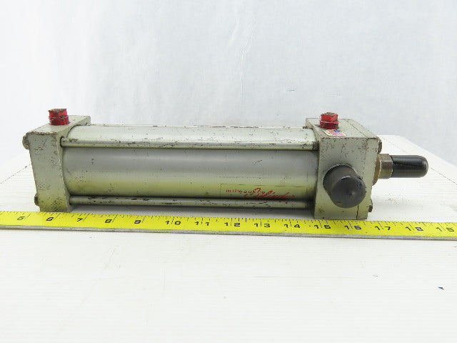 Milwaukee Cylinder A71 Pneumatic Air Cylinder 2-1/2" Bore 7-1/2" Stroke 250PSI