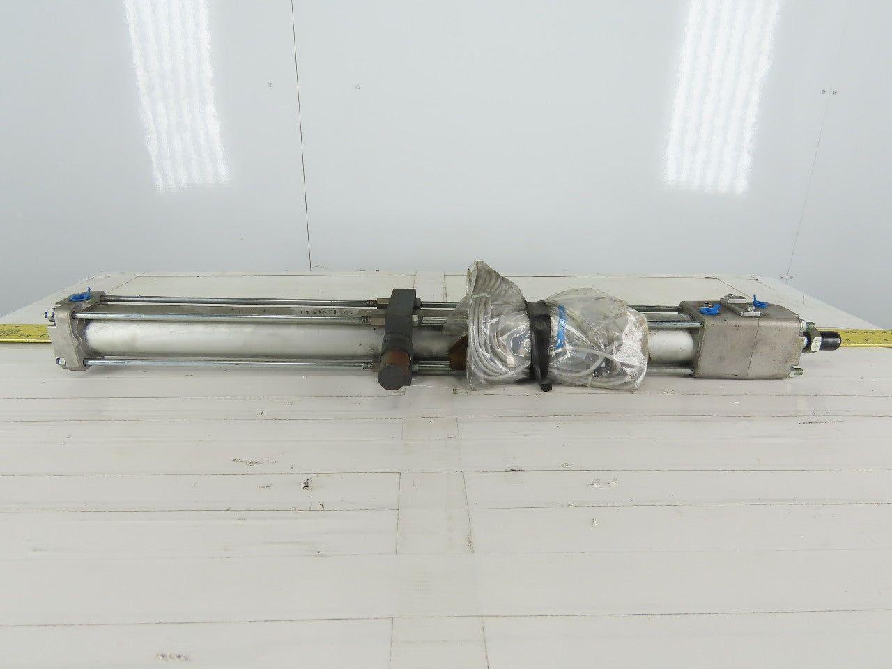 SMC Pneumatic Air Cylinder 50mm Bore 885mm Stroke W/CLA2-50-2 Rod Lock