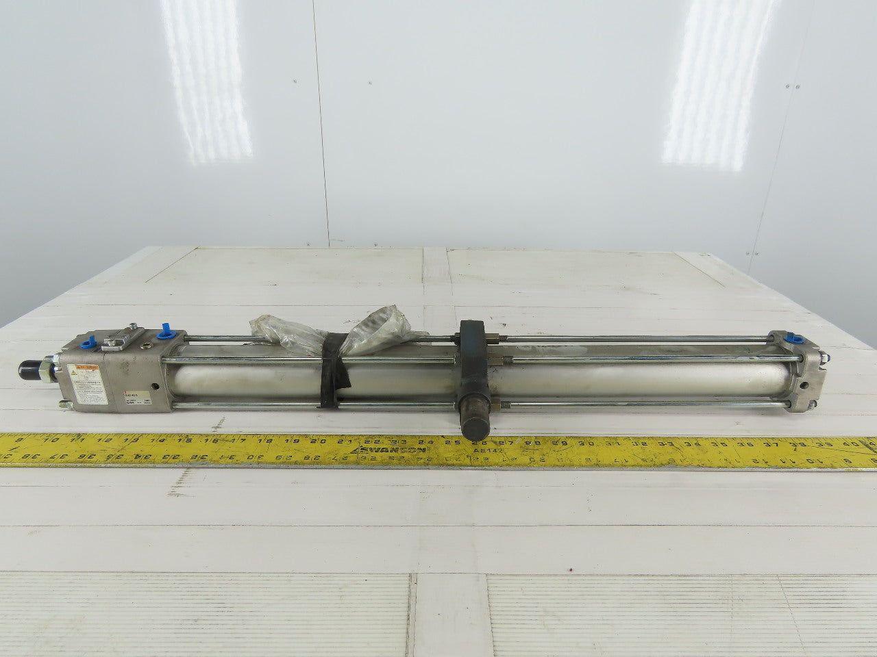 SMC Pneumatic Air Cylinder 50mm Bore 885mm Stroke W/CLA2-50-2 Rod Lock